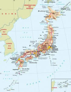 carte Japon